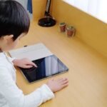 子どものタブレット学習